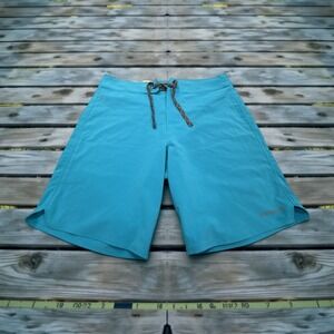Patagonia Worn Wear Shorts Men's 31 Blue Stretch Drawstring STY86695SP19-SNBL